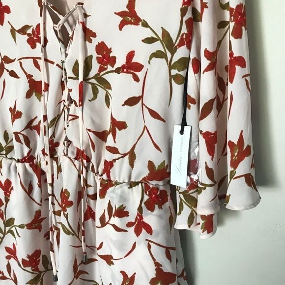 Lovers + Friends Sz S Epiphany romper color palm - Picture 7 of 8